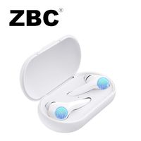ZBC Wireless Earbuds Bluetooth Earphones V5.0 Headphones in-Ear TWS Auto-Pair Airpods Mic Charging Case Sport Running Mini True Stereo Sound High Definition Smart Touch Compatible iOS Android Samsung