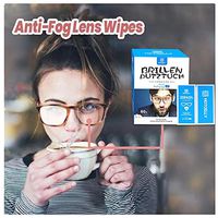 KCPer Care Touch Lens Cleaning Wipes, Pre Moistened Cleansing Cloths Great for Eyeglasses, Tablets, Camera Lenses, Screens, Keyboards and Other Delicate Surfaces - 60 Individually Wrapped Wipes
