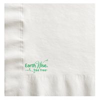 Hoffmaster 760204 Earth Wise Tree Free Beverage Napkin, 2-Ply, 1/4 Fold, 10" Length x 10" Width, White (Case of 3000)