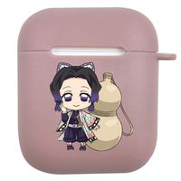 Phoetya Demon Slayer: Kimetsu no Yaiba Airpod Case Japanese Anime Airpods Cover, Portable & Protective Silicone Skin Cover Case(Style 11)