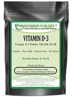 Cholecalciferol - Vitamin D3 Powder - 500,000 IU per Gram, 1 oz (28.35 g)