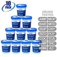 MiCare [10pk] - 13-Panel Multi Drug Test Cup (AMP/BAR/BUP/BZO/COC/mAMP/MDMA/MOP/MTD/OXY/PCP/TCA/THC with A3) #MI-TDOA-2135A3