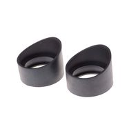 New 2 Pcs/Set 34mm Diameter Rubber Eyepiece Cover Guards for Biological Stereo Microscope Telescope Monocular Binoculars