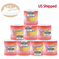 20 Rolls of 3-Layer Environmentally Friendly Roll Toilet Paper, Unbleached Kitchen Tissue Paper, White, (Case of 20 Rolls, 1000 Per Roll, 20000 Towels) (Pink)