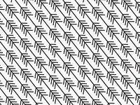 Kinetic Arrow Black on White Print Design Gift Grade Tissue Paper Sheets - 15" x 20" Choose Package Amount (48)