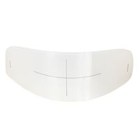 WeePro Universal Helmet Shield Anti Fog Film,Clear Visor Lens Insert Fog Resistant 3.7" x 10.7"