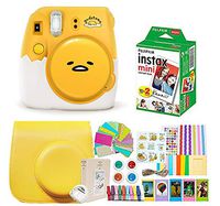 Fujifilm Instax Mini 9 Camera + Fuji Instax Mini Film +Polaroid Camera Instax Mini 9 Purple+ Instax Mini 9 Case + Instax Accessories Kit Bundle, Instant Camera Gift Sets - Gudetama