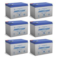 Power Sonic 12V 12Ah F2 Wheelchair Scooter Battery Replaces CLTXPA1212A - 6 Pack