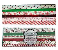 200 Sheets of Christmas Gift Tissue Paper, Mylar Christmas and Snowflake Themed Sheets