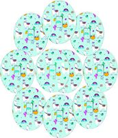 Dexcom G6 Precut Llama Party Design Adhesive Patches - 10 Pack
