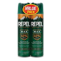 Repel Insect Repellent Sportsmen Max Formula 40% DEET, Aerosol, 2/6.5-Ounce