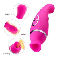 Dual Erotic Toys Women Licking Tongue Brush Wand Funny Toys with 11 Speed Necklace