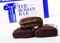 The Roman Bar Chocolate-Dipped Wildberry Fruit-Filled Bars, 1 Box (Gluten Free, Vegan, GMO Free)