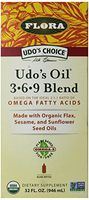 UDOs Choice Oil 3.6.9 Blend in a Glass Bottle