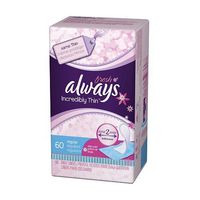 Always Fresh Incredibly Thin Daily Liners, Regular, 60 ea 60 ea