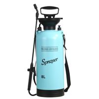 CLICIC Lawn and Garden Portable Sprayer 2 Gallon - Pump Pressure Sprayer Includes Shoulder Strap Blue