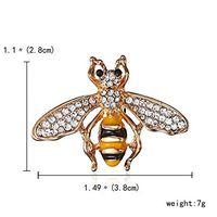 Wholesale Insect Bee Pearl Crystal Rhinestone Enamel Brooch Pin Women Jewelry Daily Popular Creation Party Girls Girl Jewerly Design | Choose Style - 1