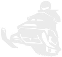 hBARSCI Snowmobile Vinyl Decal - 5 Inches - for Cars, Trucks, Windows, Laptops, Tablets, Outdoor-Grade 2.5mil Thick Vinyl - White