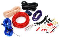 4 Gauge 1500W Amp Installation Car Wiring Kit + RCA
