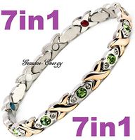 Titanium Magnetic Germanium Energy Power Energy Bracelet Jade Copper Magnet 7in1 2258