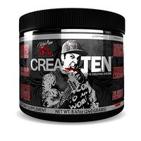Rich Piana 5% Nutrition CreaTEN 10 Creatine System w/Micronized Creatine Monohydrate & MagnaPower - Enhance Muscle Growth, Strength, Endurance, Pump, Recovery 8.47 oz, 30 Servings (Fruit Punch)