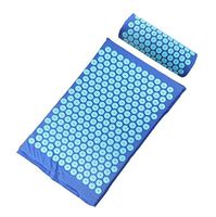 Acupressure Massager Cushion Massage Mat Relaxation Relieve Mat Acupuncture Massage Yoga Mat with Pillow