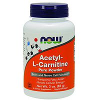 NOW Supplements, ALC (Acetyl-L-Carnitine) Powder, Brain and Nerve Cell Function*, 3-Ounce