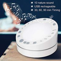 Lucky star ZLY Sound Machine Noise Sleep Instrument,White Noise Machine,10 Nature Sound Therapy USB Battery Powered to Relax Sleep