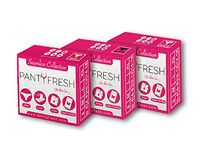 Panty Fresh On-The-Go 4in1 Women's Emergency Kit, Travel Kit- Pocket Size Includes Seamless Underwear, Pantyliner, Fresh Wipe & Wash Bag Ultimate Survival Kit, Feminine Hygiene Sachet First Period Kit