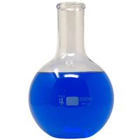 2000ml Boiling Flask, 3.3 Boro. Glass, Flat Bottom, Karter Scientific 250D4 (Single)