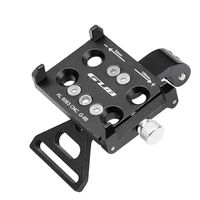GUB G-99 Aluminum MTB Bicycle Phone Holder Stand Motorcycle Support Motobike GPS Holder for Handlebar Mount Bike Accessories GPS (Black)