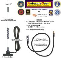 7dB Sierra Wireless AT&T USBConnect Mercury / Compass 885 USB Modem External Antenna w/OEM SMK TS-9