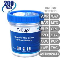 MiCare [200pk] - 12-Panel Multi Drug Test Cup (AMP/BAR/BUP/BZO/COC/mAMP/MDMA/MTD/OPI/OXY/PCP/THC with A3) #MI-TDOA-6124A3