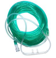 1-Pack Westmed #0551 Adult High Flow Comfort Soft Plus Cannula with 25' Emerald Green Kink Resistant Tubing