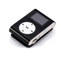 Mandy Mini USB Clip MP3 Player Support 32GB Micro SD TF Card Black