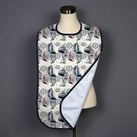 Sailboats at Sea Adult Bib - Covered with Care