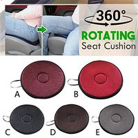 Newly 360° Rotation Disc Auto Swivel Seat Cushion, Ultra-Thin Car Seat Swivel Cushion Rotating Cushion Memory Sponge Rotation,Swivel Seat Cushion Pain Relieving Seat Pad for Car or Chair (Coffee)