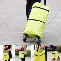 Fantastick Reusable Portable Supermarket Shopping Carts Foldable Tugboat Bags Household Dual-use Trolley Shopping Bag
