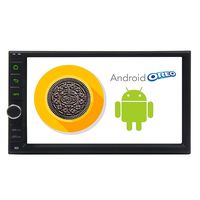 7 Inch Android 8.1 Octa Core Double Din Car Stereo LCD Touch Screen in Dash GPS Navigation Head Unit WiFi 3G 4G Bluetooth Mirror Link SWC OBD2 1080P Video USB TF Steering Wheel Control