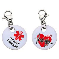 Heart Disease Snap-On Bracelet Charm-Parent (Stainless Steel),95