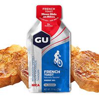 GU Energy Original Sports Nutrition Energy Gel, French Toast, 24 Count Box