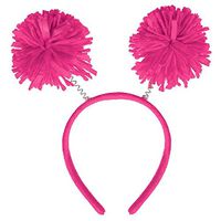 Amscan Pom Pom Headbopper, Party Accessory, Pink