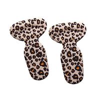 3 Pairs T Shape Heel Grips Care Heel Cushions Padded Heel Liners,Leopard