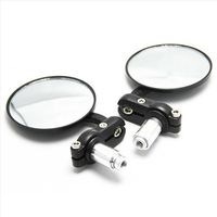 Universal Motorcycle CNC Folding Bar End Mirrors (Pack of 2)