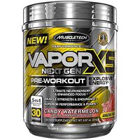 MuscleTech Vapor X5 Next Gen Pre Workout Powder, Explosive Energy Supplement, Candy Watermelon, 30 Servings