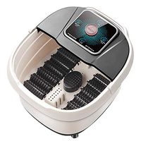 Eilane Foot Massager-Foot Spa Bath Motorized Massager with Heat Frequency Conversion Red Light Rolling Massage Double Overheat Protection, Adjustable Time & Temperature