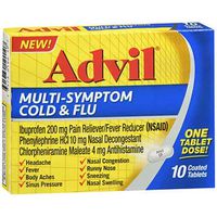 Advil Multi-Symptom Cold & Flu Coated Tablets - 10 ct