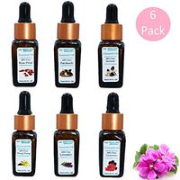 Essential Oils Kit-100% Pure & Therapeutic Grade for Aromatherapy, Relaxation, Steamer, Massage, Positive Mood, Meditation & Yoga, Perfumery, Baths, Hair Care, Saunas - 12ml (200 Drops per Scent)