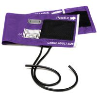 Large Adult Size Nylon Cuff and Bladder (Clamshell) - Purple