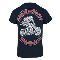 Sons of Arthritis Mens Ibuprofen Chapter Short Sleeve Biker T-Shirt Black (5XL, Black)